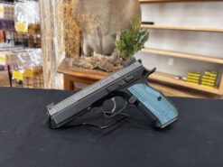 M91 / CZ Shadow 2 9mm (3)17+1, Double & Single Action w/Blue Aluminum Grips